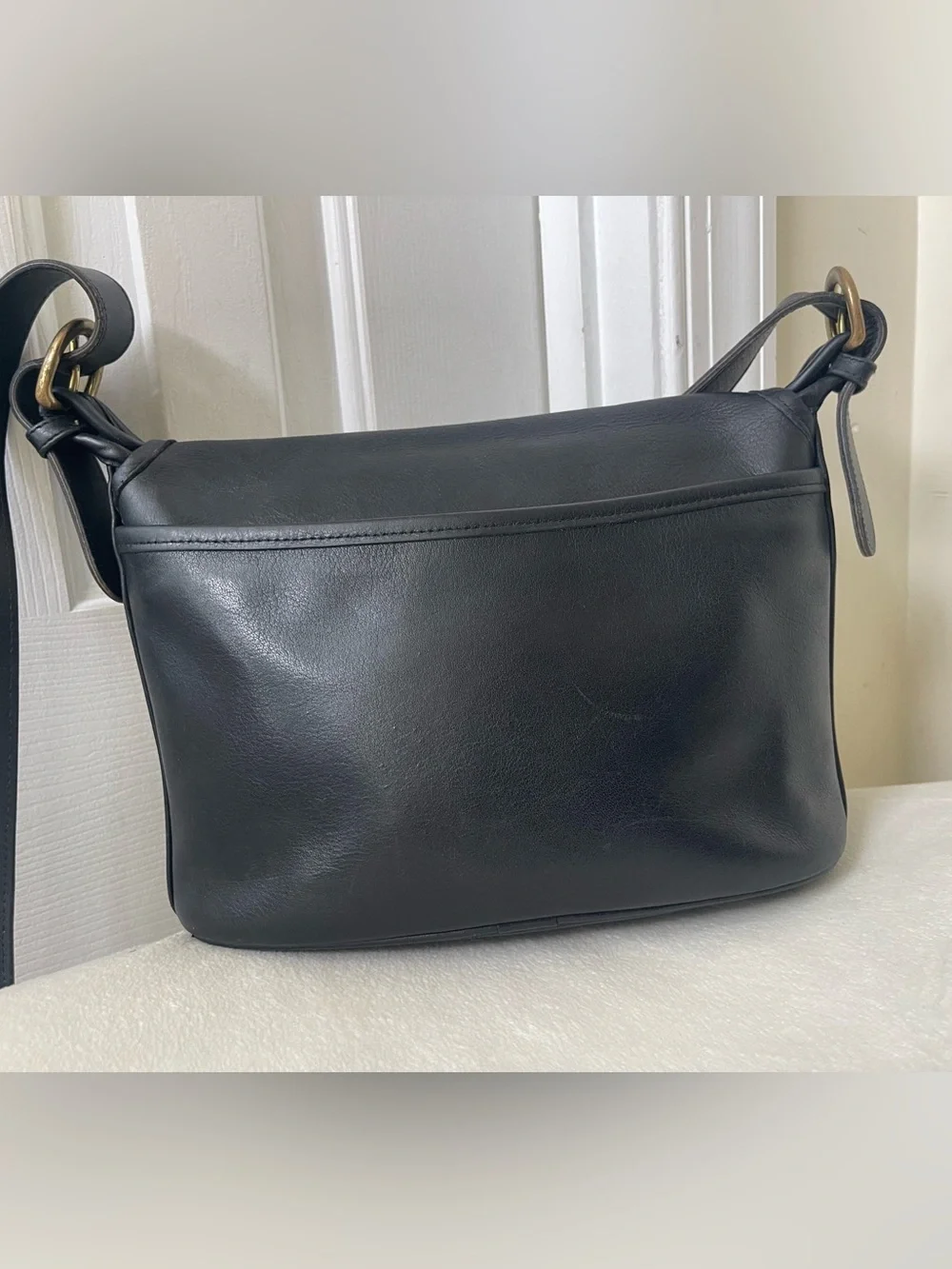 Coach Soho Fletcher Vintage Black Leather Bag